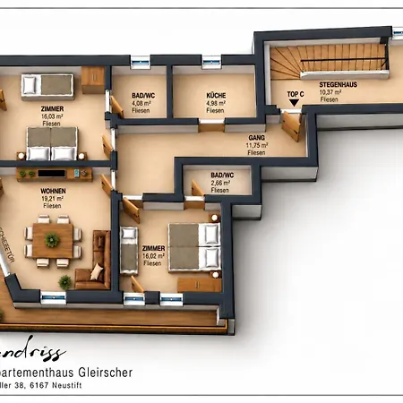 Appartement Appartementhaus Gleirscher Neustift im Stubaital